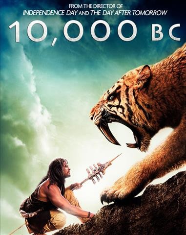 10,000 BC [video recording (DVD)] / Warner Bros. Pictures presents in association with Legendary Pictures, a Centropolis production, a Roland Emmerich film ; produced by Michael Wimer, Roland Emmerich, Mark Gordon ; written by Roland Emmerich and Harald Kloser ; directed by Roland Emmerich.